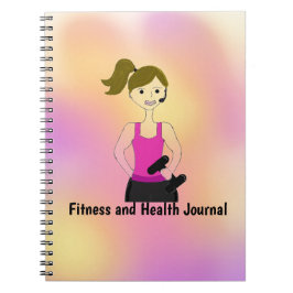 Fitness- en gezondheidsjournaal notitieboek