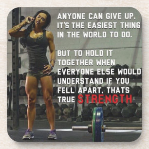 Fitness en gym Motivation Onderzetter