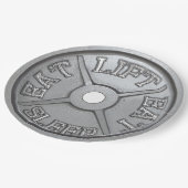 Fitness en gym Motivation Papieren Bordje (Gekanteld)