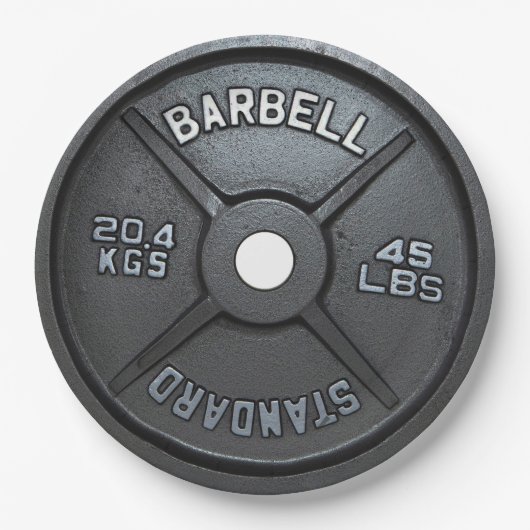 Fitness en gym Motivation Papieren Bordje (Voorkant)