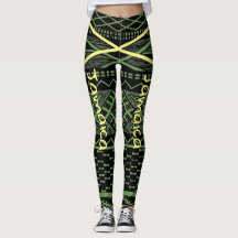fitness en uitwerking van leggings onder de vlag v