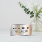 fitness en voeding | Aanstelling van een persoonli Afsprakenkaartje (Staand voorkant)