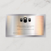 fitness en voeding | Aanstelling van een persoonli Afsprakenkaartje (Achterkant)