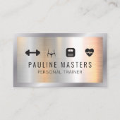 fitness en voeding | Aanstelling van een persoonli Afsprakenkaartje (Voorkant)