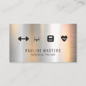 Fitness en Voeding | Personal Trainer Afsprakenkaartje (Voorkant)