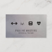 Fitness en Voeding | Personal Trainer Afsprakenkaartje (Voorkant)