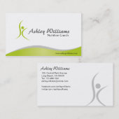 Fitness en voedingsdeskundigen - Visitekaartjes (Voorkant / Achterkant)