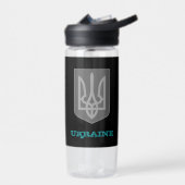 Fitness en wapenschild van Oekraïne / vlag Waterfles (Links)