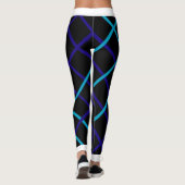 Fitness/Energie (witte rand) Leggings (Achterkant)