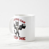 Fitness Feline Koffiemok (Voorkant links)