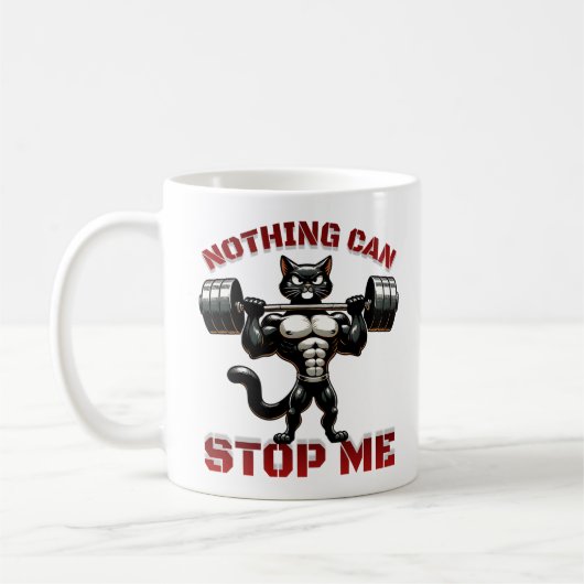 Fitness Feline Koffiemok (Links)