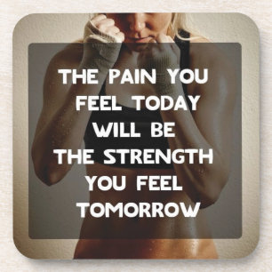 Fitness - fitnessuitdraaiing drankjes onderzetter