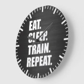 Fitness - fitnessuitdraaiing grote klok (Hoek)