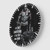 Fitness - fitnessuitdraaiing grote klok (Hoek)