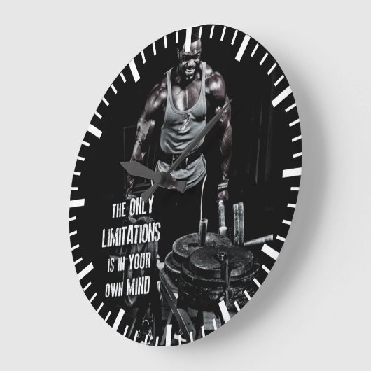 Fitness - fitnessuitdraaiing grote klok (Hoek)