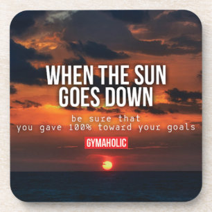 Fitness - fitnessuitdraaiing onderzetter