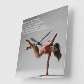 Fitness - fitnessuitdraaiing vierkante klok (Hoek)