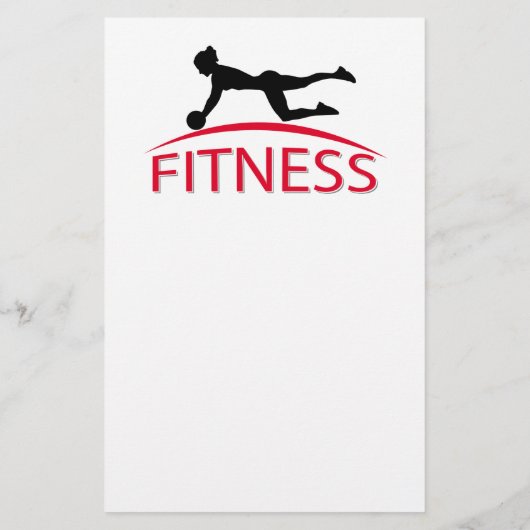 fitness flyer (Achterkant)