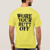 Fitness Freak Mannen Hanes EcoSmart T-Shirt (Achterkant)