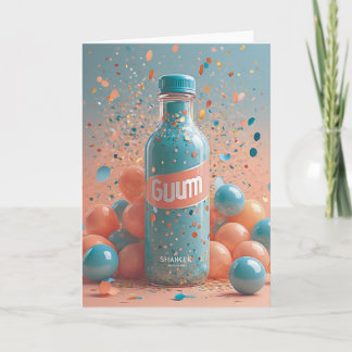 Fitness Frenzy Birthday Bash in Cool Mint Kaart