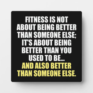 Fitness Funny Motivatie Fotoplaat