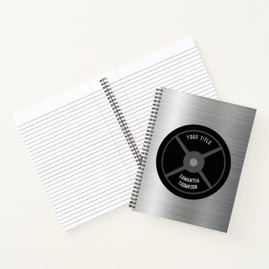 Fitness Gewicht Training Journal Notitieboek (Binnen)