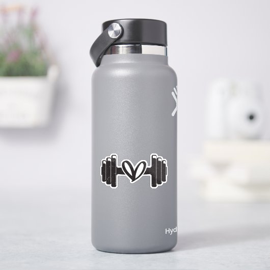 Fitness Gewichten, Grappige Gym Workout & Gewichth Sticker (HydroFlask)