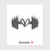 Fitness Gewichten, Grappige Gym Workout & Gewichth Sticker (Vel)