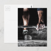Fitness Gewichtheffen Gym Workout Briefkaart (Voorkant / Achterkant)