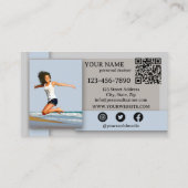 Fitness Gezondheid Personal Trainer Visitekaartje (Achterkant)