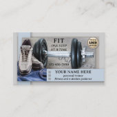 Fitness Gezondheid Personal Trainer Visitekaartje (Voorkant)