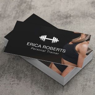 Fitness Girl Personal Trainer Professional Visitekaartje