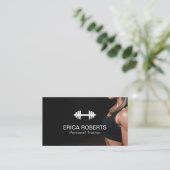 Fitness Girl Personal Trainer Professional Visitekaartje (Staand voorkant)