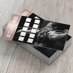 Fitness Girl Roos Gold 10-klasse pass Loyalty