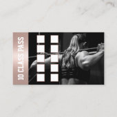 Fitness Girl Roos Gold 10-klasse pass Loyalty (Voorkant)