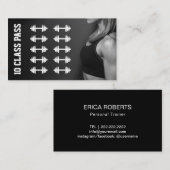 Fitness Girl Trainer 10 klasse Pass Loyalty (Voorkant / Achterkant)