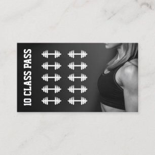 Fitness Girl Trainer 10 klasse Pass Loyalty