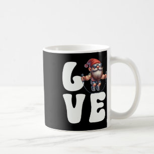 Fitness Gnome papa met overslaan touw houdt van ca Koffiemok