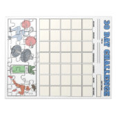 Fitness Goal Planner Aangepast Notitieblok (Voorkant)