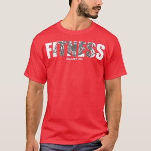 Fitness Gorilla beest de fitness van gym Motivity T-shirt