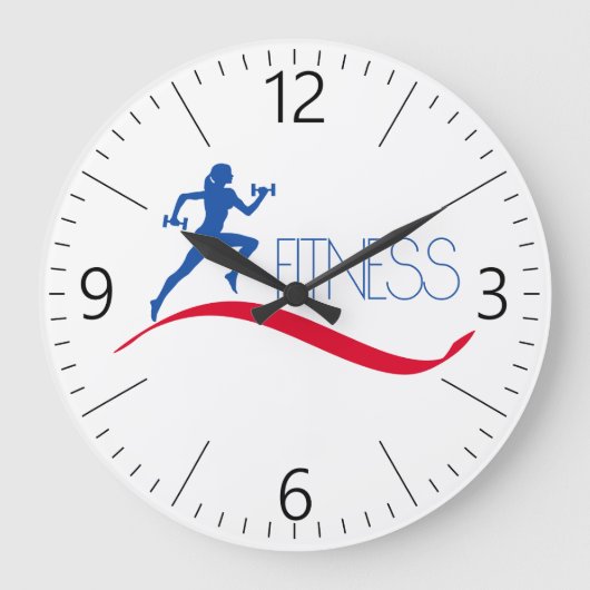 fitness grote klok (Voorkant)