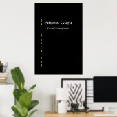 Fitness Guru Poster (Thuiskantoor)