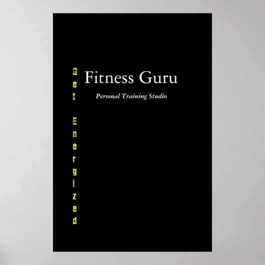 Fitness Guru Poster (Voorkant)
