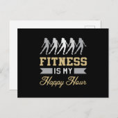 Fitness Gym Dans Dansende Workout Sport Gift Idee Briefkaart (Voorkant / Achterkant)