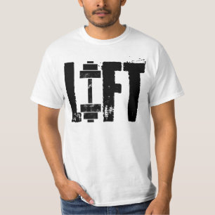 FITNESS GYM EN WORKOUT LIFTEN T-SHIRT