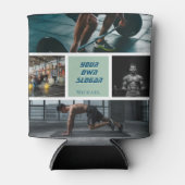 Fitness gym fit bodybuilding cadeau accessoire blikjeskoeler (Voorkant)