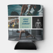 Fitness gym fit bodybuilding cadeau accessoire blikjeskoeler (Achterkant)