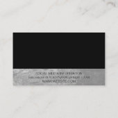 Fitness Gym | Gewichten Visitekaartje (Achterkant)