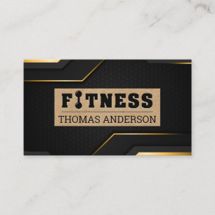 Fitness Gym Logo Persoonlijke Training Visitekaartje