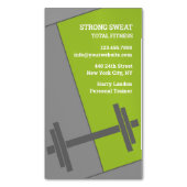 fitness Gym Magnetisch Visitekaartje (Voorkant Verticaal)